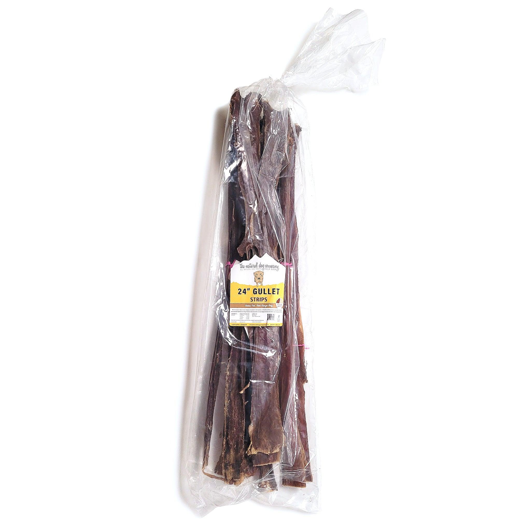 Tuesday's Natural Dog Company Gullet Strips Dog Treats, 24-in
