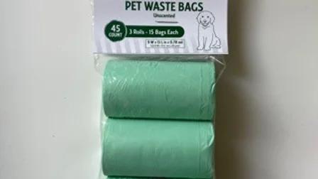 BioChoice Premium Pet Waste Bags, Mint Green