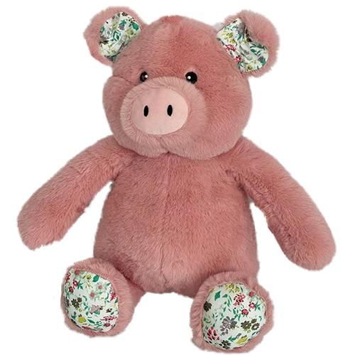Petlou PROMO Pig Dog Toy, Mauve, 15-in