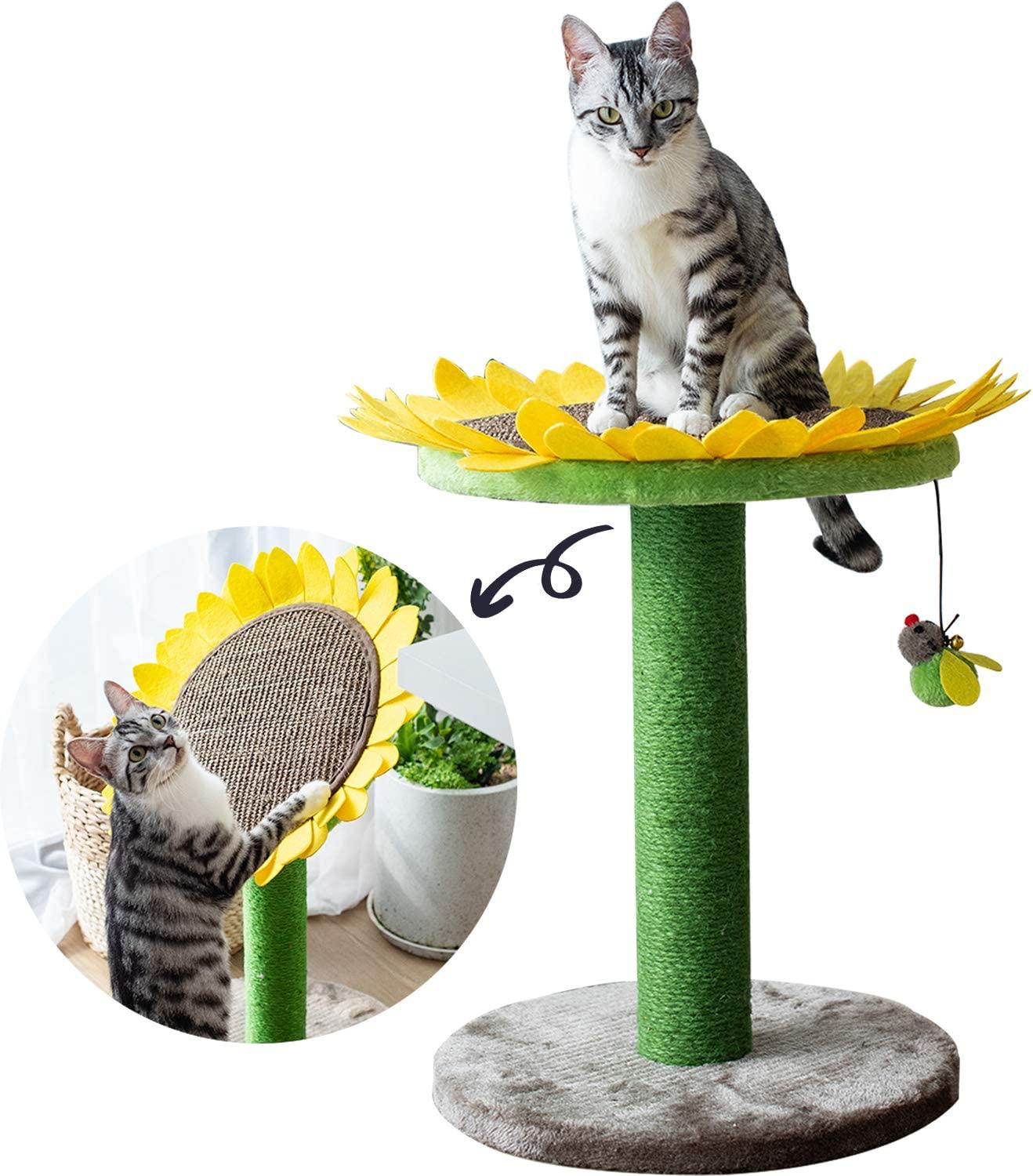 Catry Sunflower Cat Scratching Post