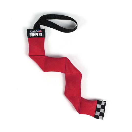 Katie's Bumpers Wiggy Tug Dog Toy, Red, 12.5-in
