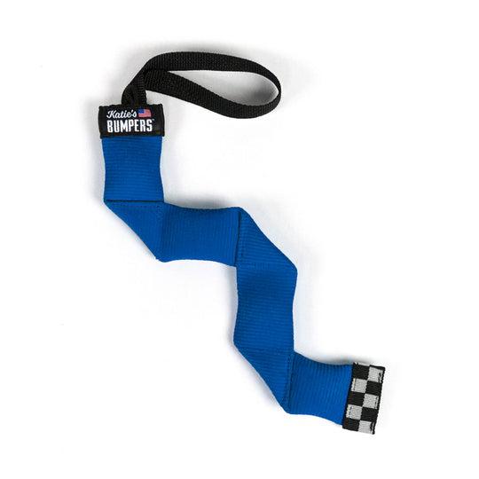 Katie's Bumpers Wiggy Tug Dog Toy, Blue, 12.5-in