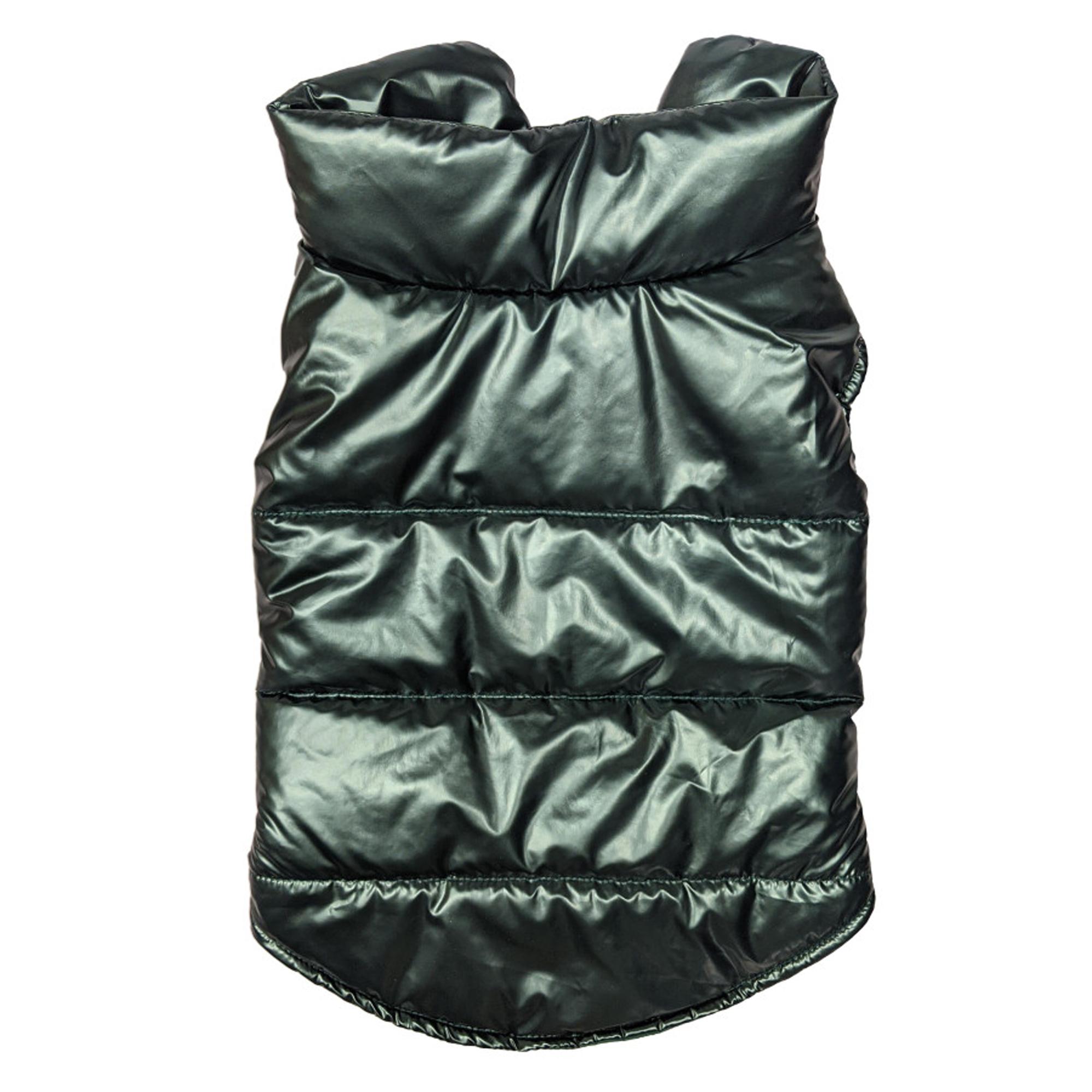 Ethical Fashion Pet Cosmo Puffy Dog Coat, Emerald