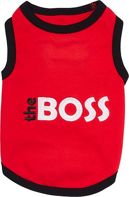 Parisian Pet The Boss Dog T-Shirt, Large