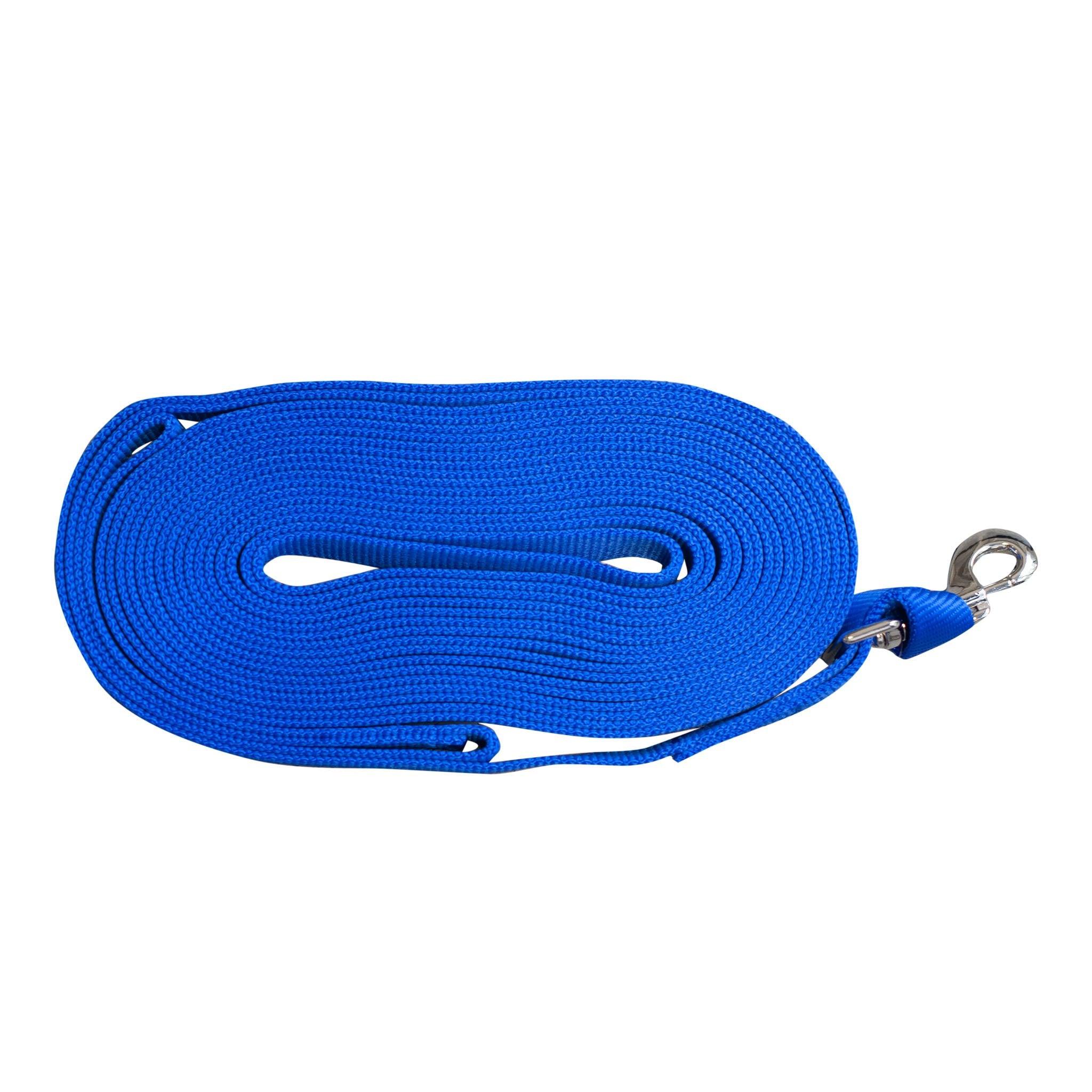 Shedrow K9 Long Dog Lead, Royal Blue, 1-in x 30-ft