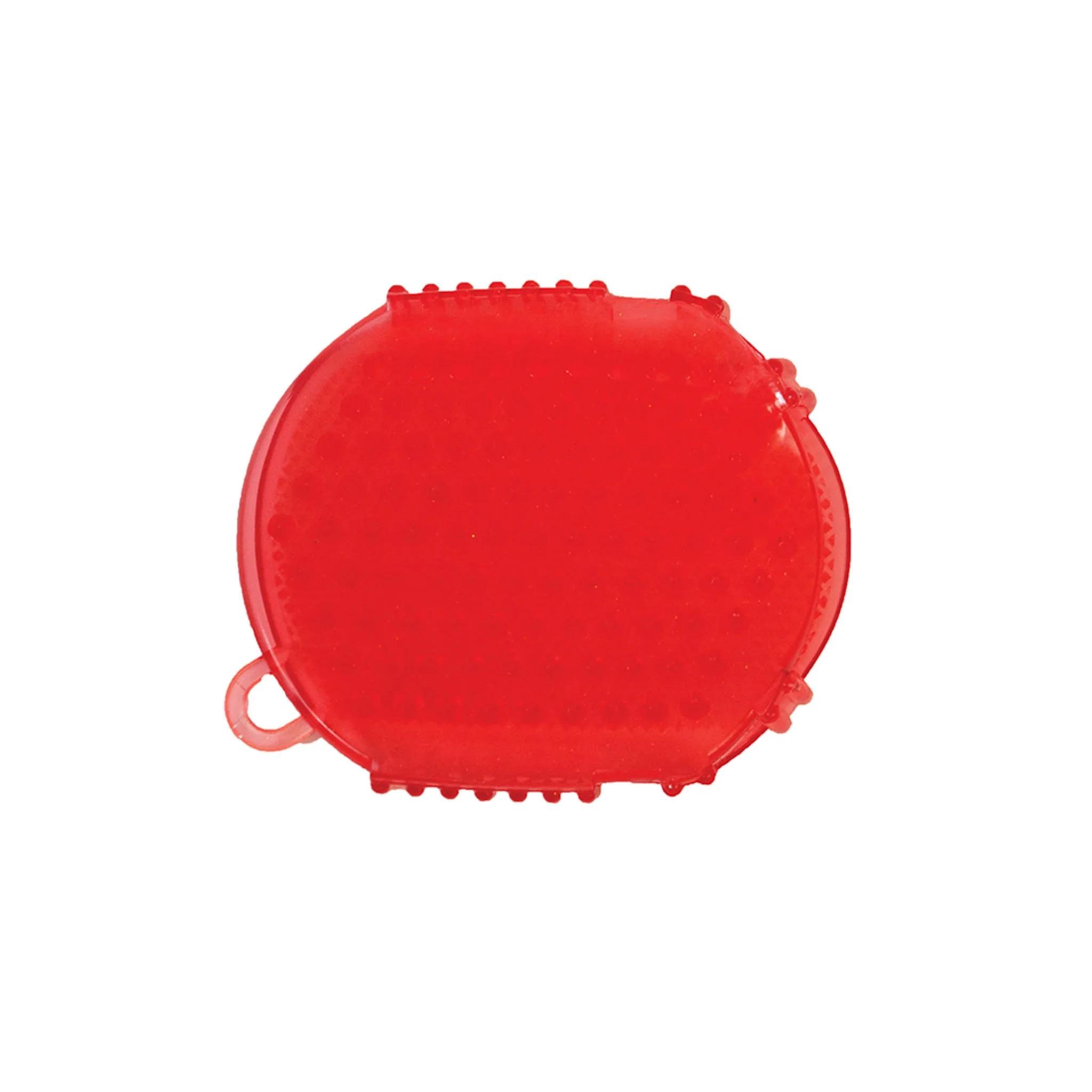 Shedrow K9 Jelly Scrubber Pet Grooming Tool, Red, One Size (Size: One Size)