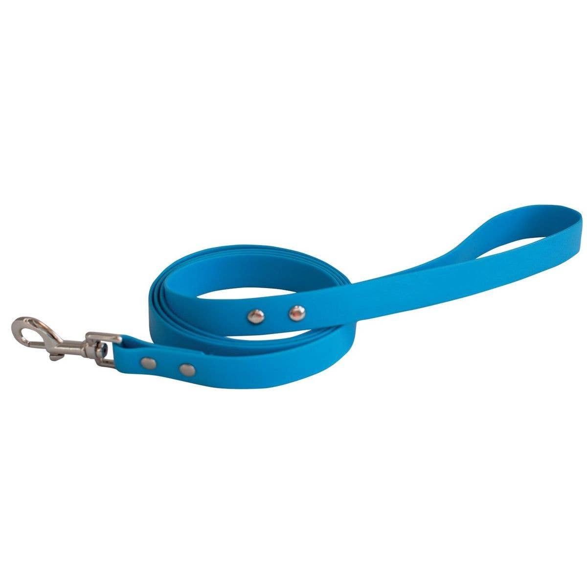 Shedrow K9 Tofino II Waterproof Dog Leash, Blue, 3/4-in x 5-ft