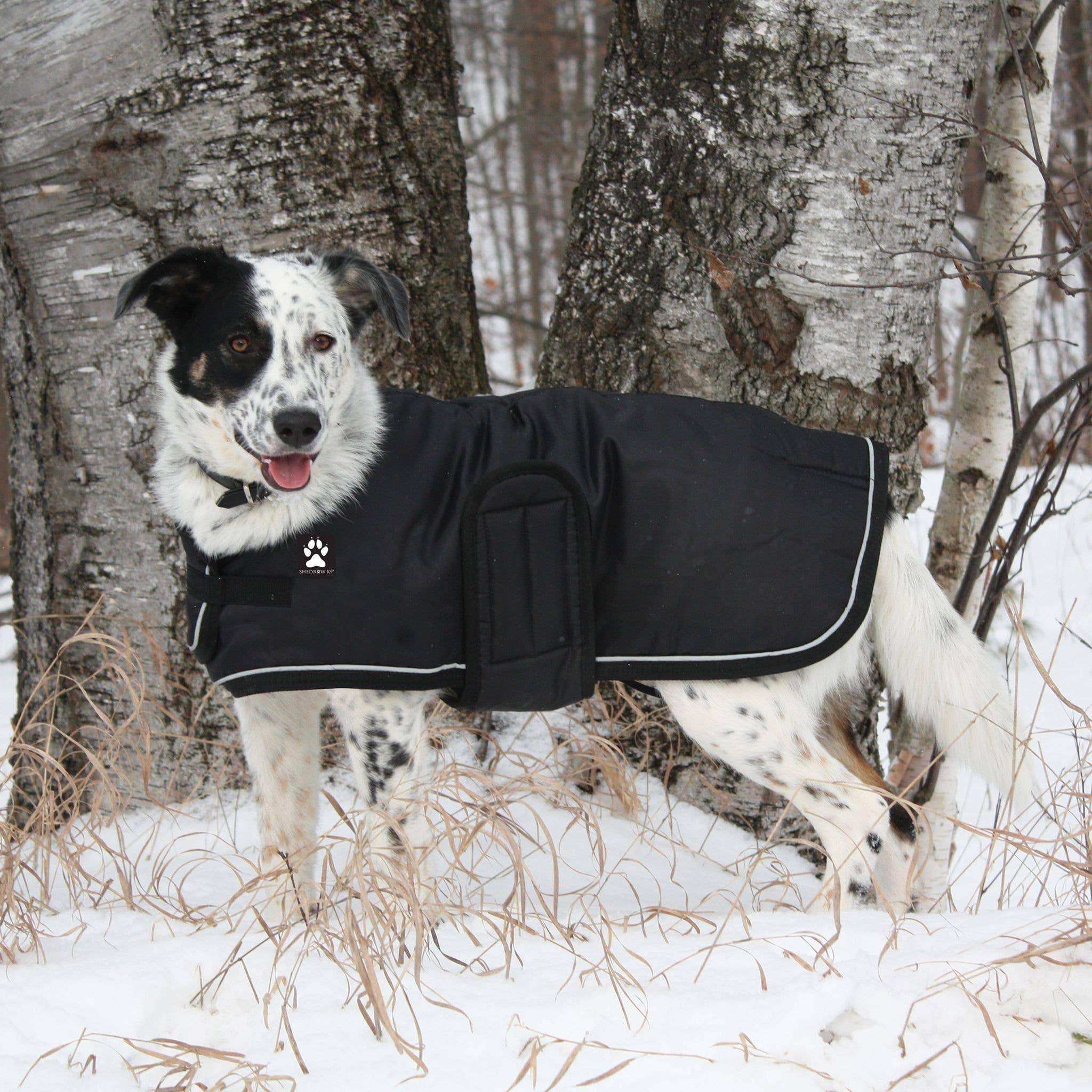 Shedrow K9 Tundra Dog Coat, Black, X-Large