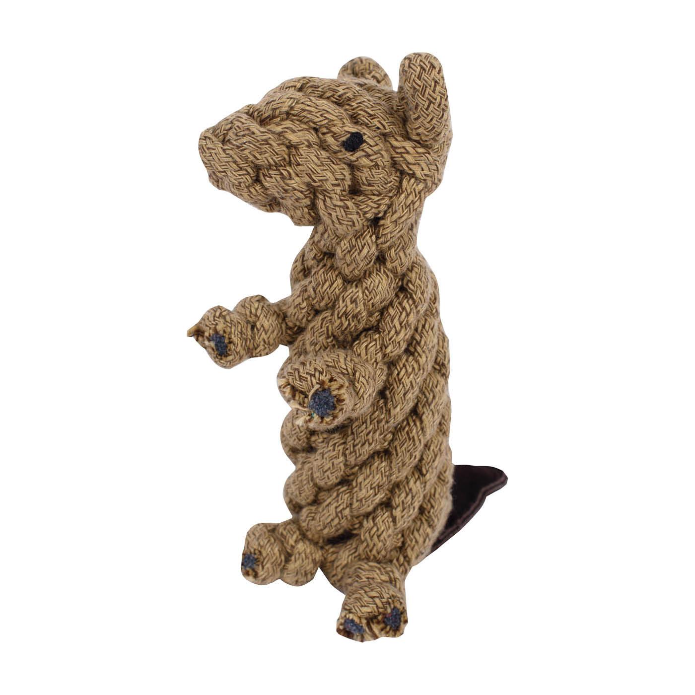 Shedrow K9 Beaver Rope Dog Toy, 7-in