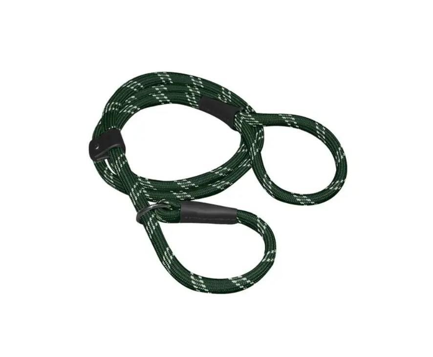 Shedrow K9 Camino Rope Slip Dog Leash, Smoke Pine, 6-ft