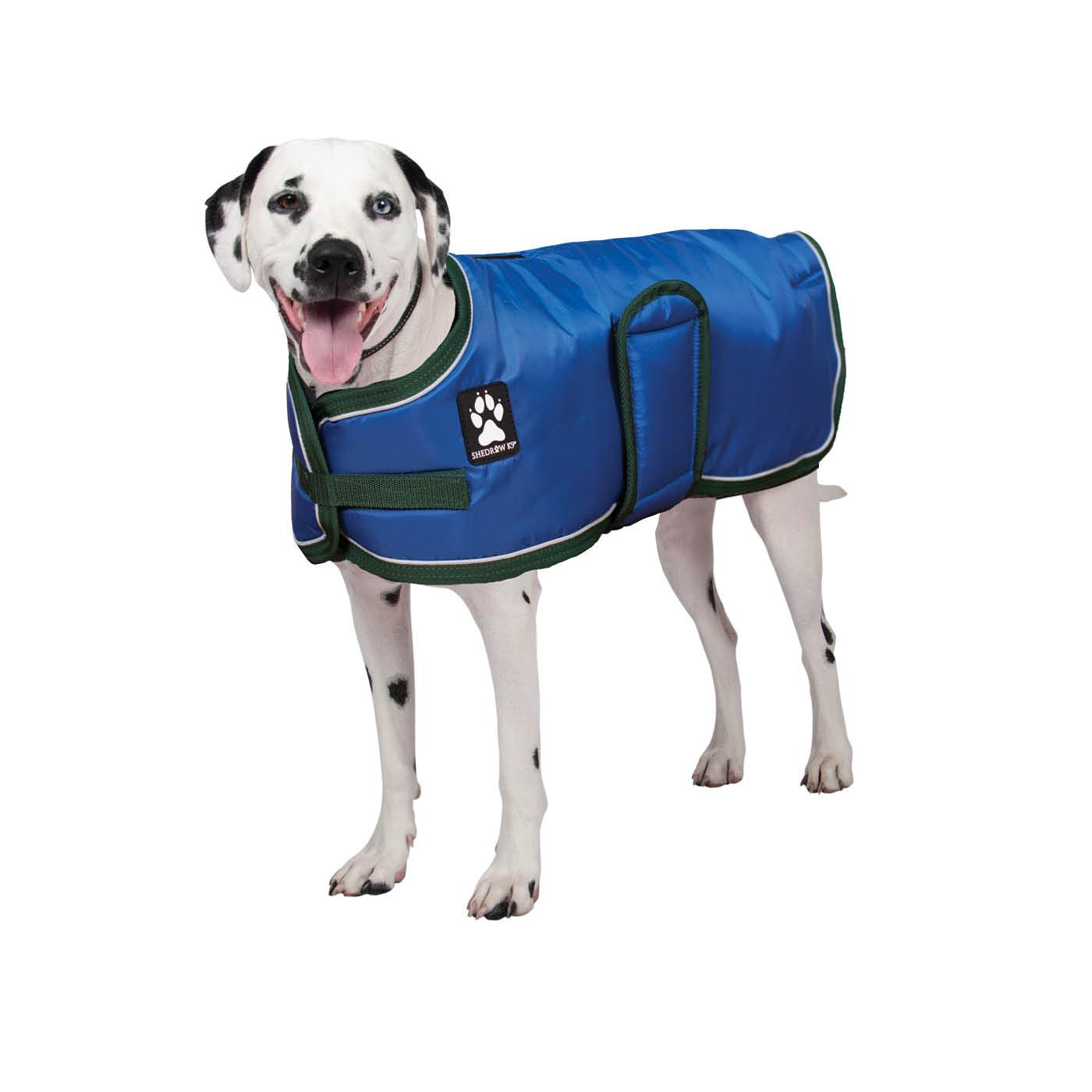 Shedrow K9 Vail Dog Coat, Classic Blue, Medium
