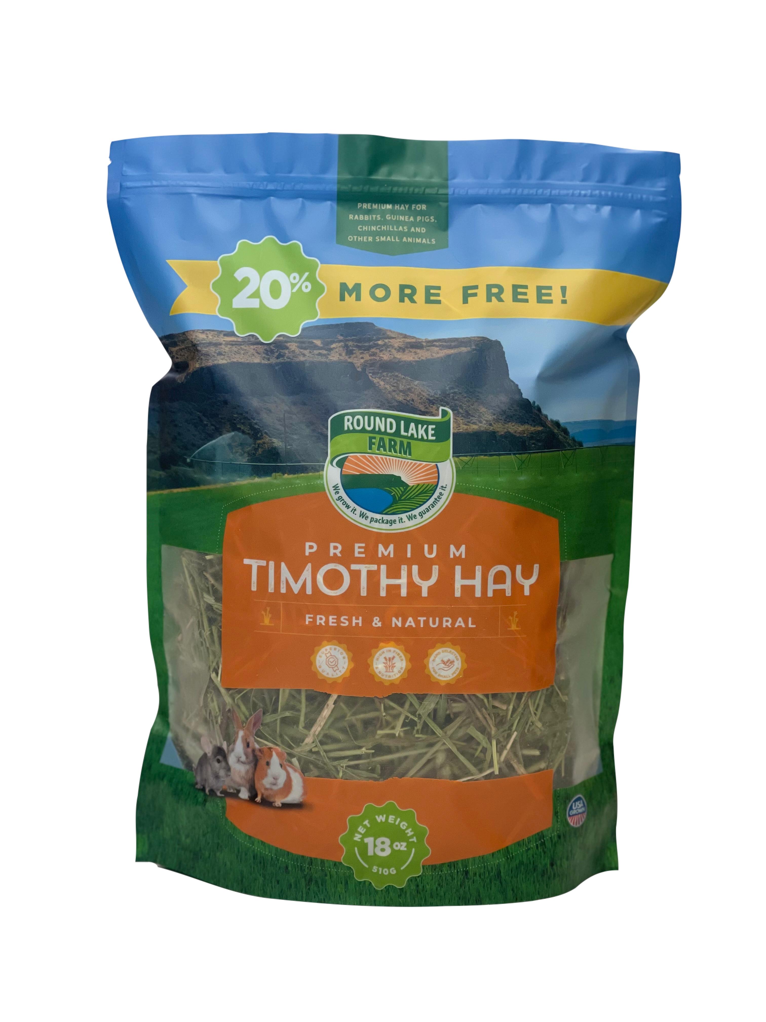 Round Lake Farm Premium Timothy Hay for Small Animals