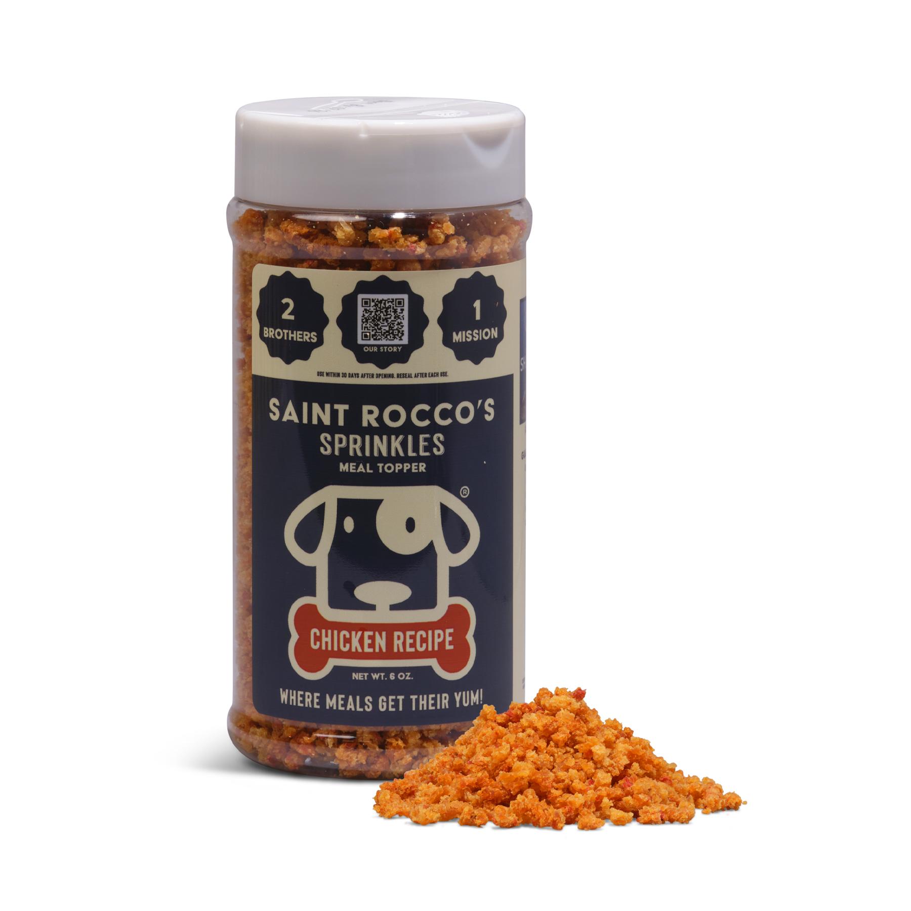 Saint Rocco's Treats Chicken Sprinkles Dog Meal Topper