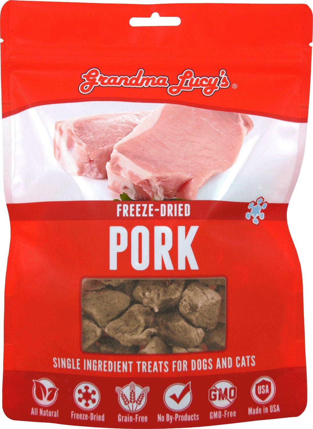 Grandma Lucy's Singles Pork Freeze-Dried Dog & Cat Treats
