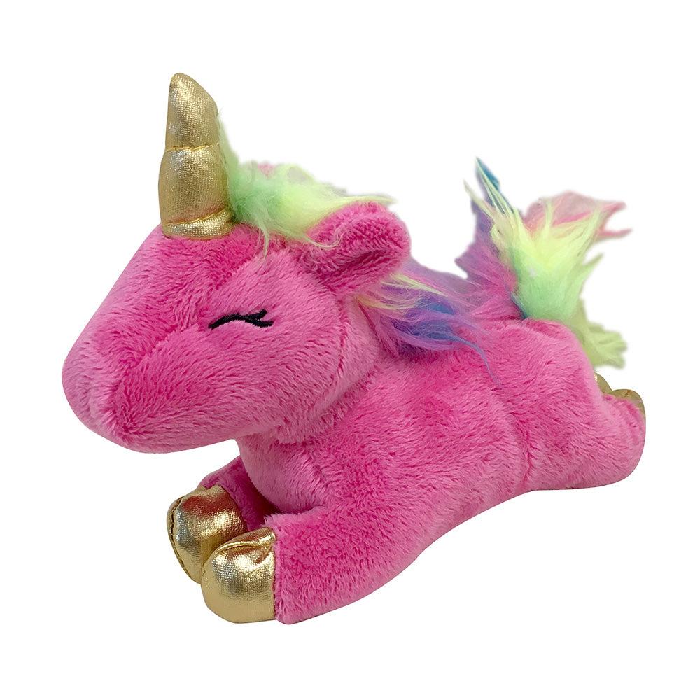foufouBRANDS Jouet en peluche Licorne pour chien, Rose, Grand