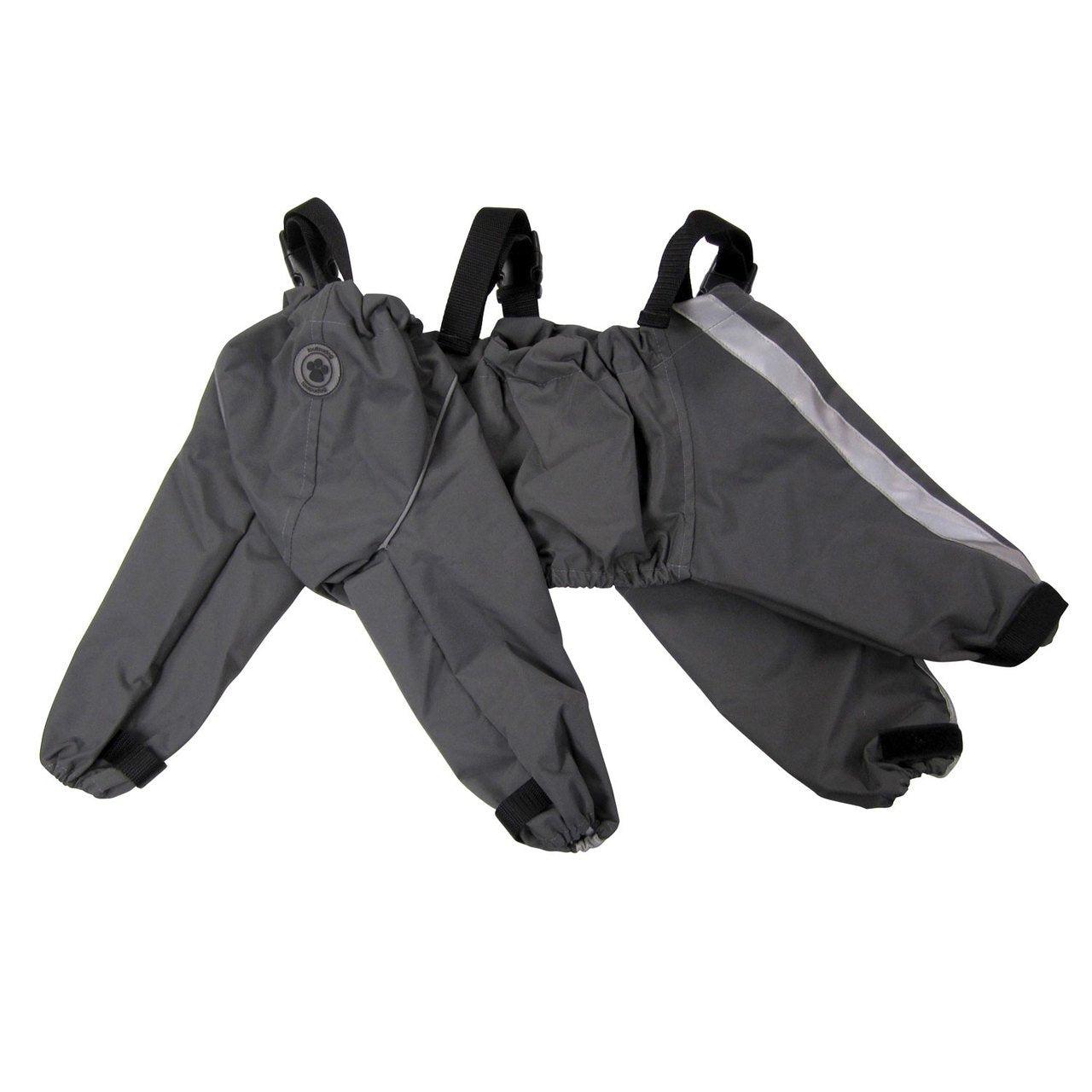 foufouBRANDS Bodyguard Protective All-Weather Dog Pants, Grey, Medium