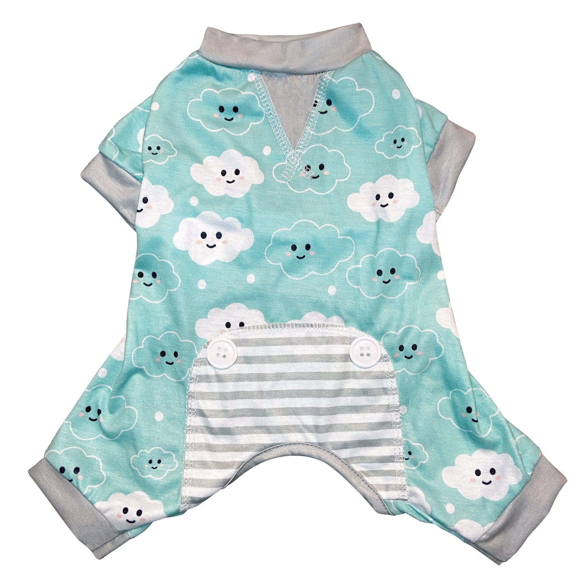 foufouBRANDS Dog Pajama, Cloud 9, Large