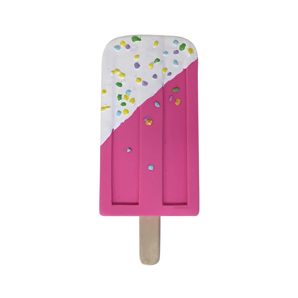 foufouBRANDS Dessert Creamsicle Latex Dog Toy, 6-in