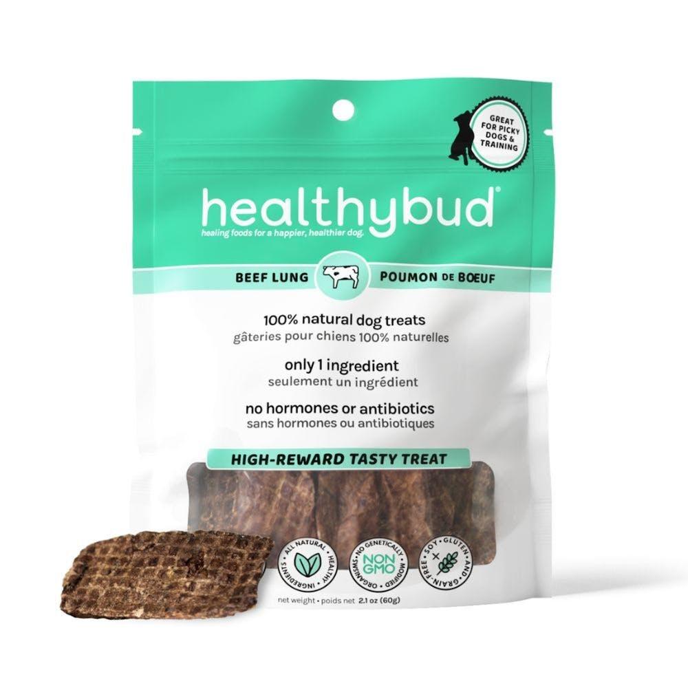 Healthybud Pure Beef Lung Dog Treats, 14.1-oz