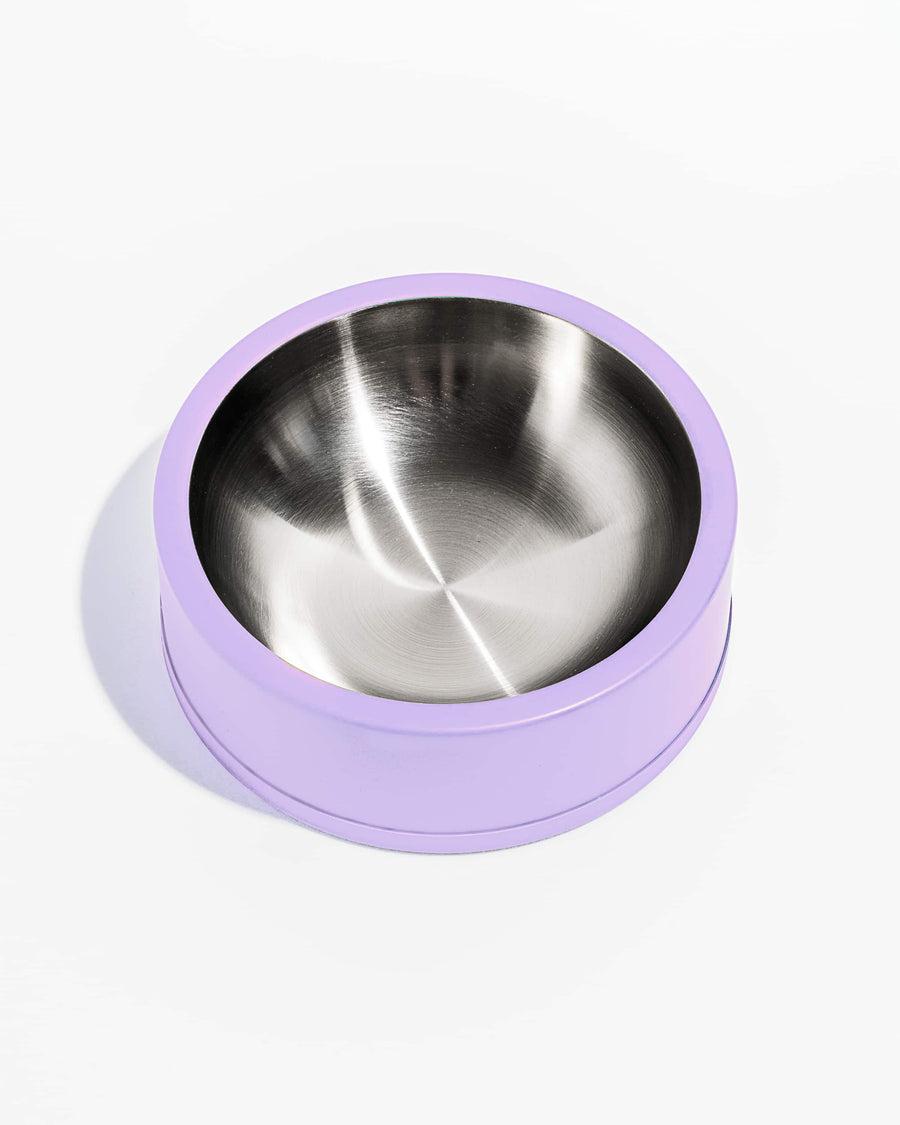 Wild One Stainless Steel Dog Bowl, Lilac