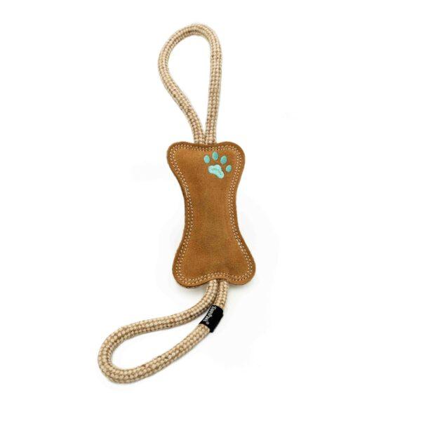 ZippyPaws ecoZippy Jute RopeTugz Dog Toy, 18 x 4 x 0.5-in