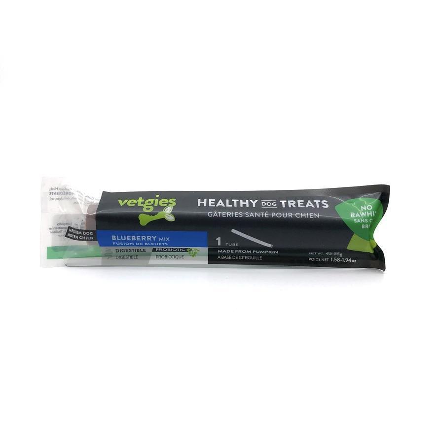 Vetgies Blueberry Flavored Tube Dog Treats