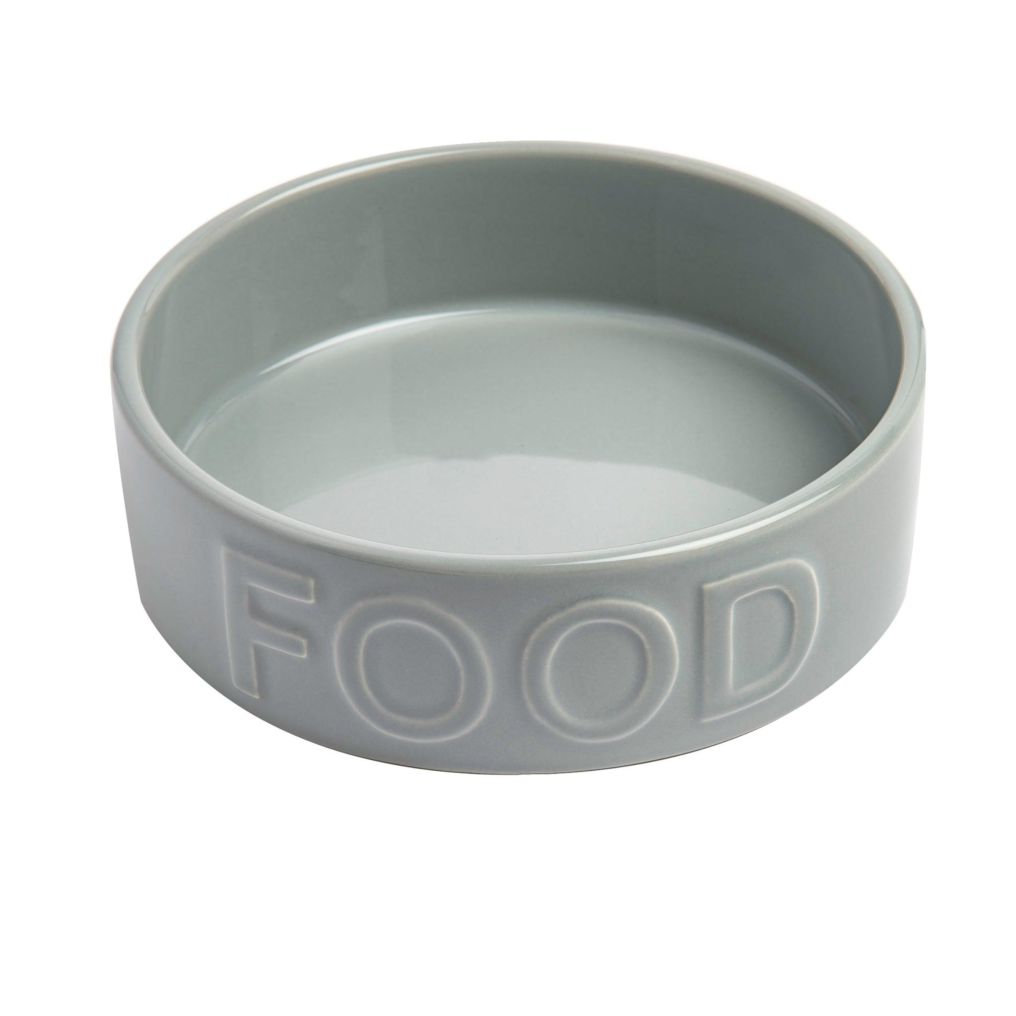 Park Life Designs Classic Food Pet Bowl, Grey, Medium