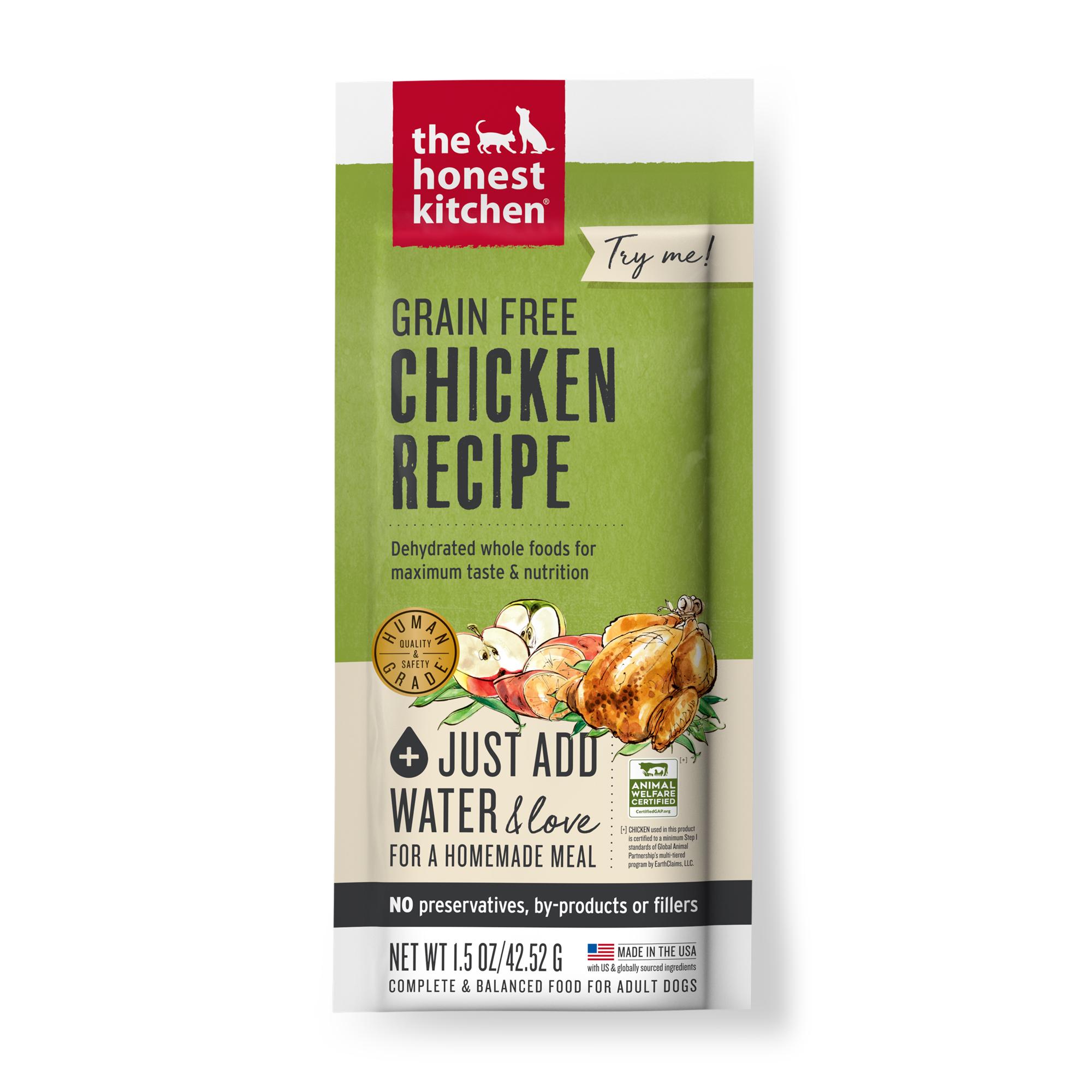 The Honest Kitchen Chicken Grain-Free Dehydrated Dog Food, 1.5-oz