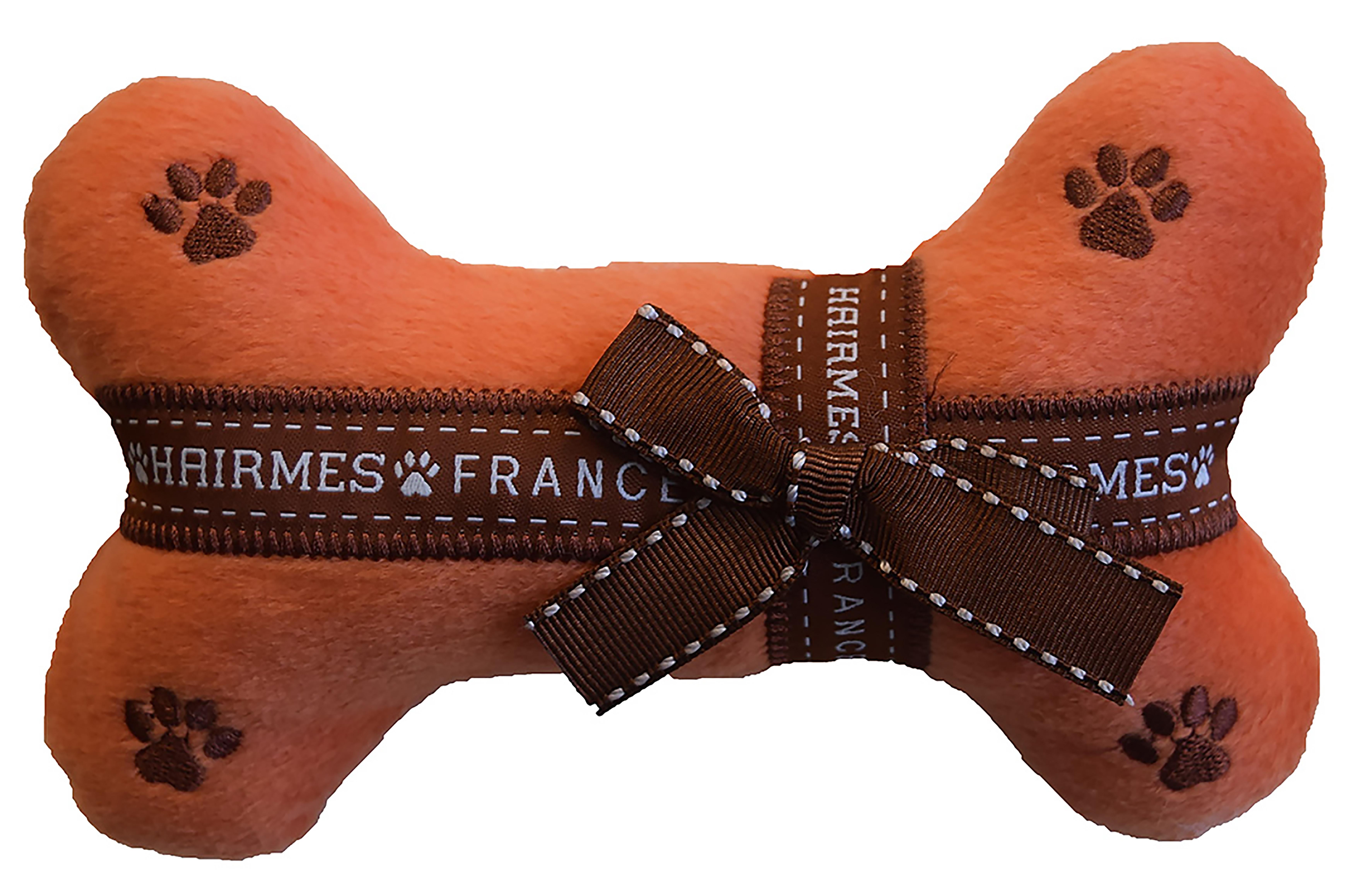 Dog Diggin Designs Hairmes Bone Dog Toy, 6.3-in x 5-in (Size: 6.3-in x 5-in)