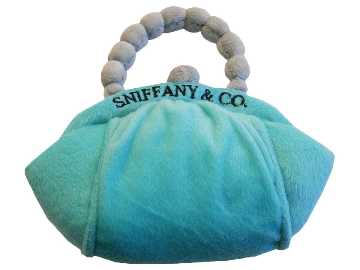 Dog Diggin Designs Sniffany & Co. Purse Dog Toy, 5.5-in x 3.5-in (Size: 5.5-in x 3.5-in)