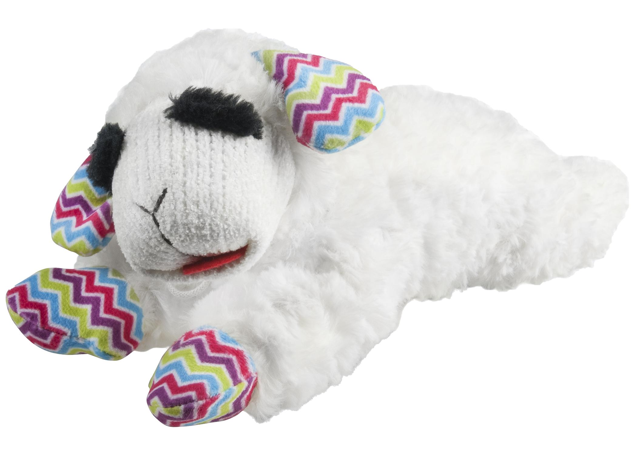 Multipet Spring Lamb Chop Dog Toy