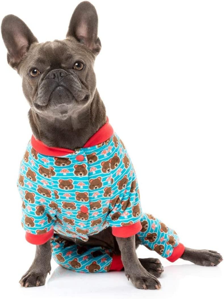 FuzzYard Fuzz Bear Dog Pajamas, Size 5