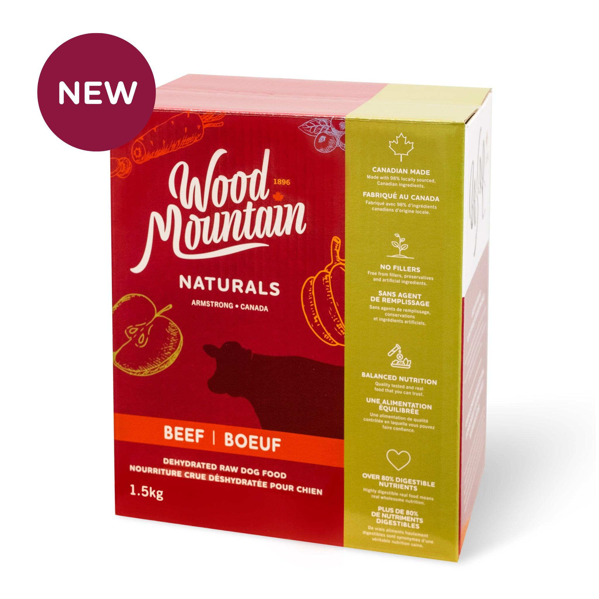 Wood Mountain Naturals Beef Dehydrated Dog Food