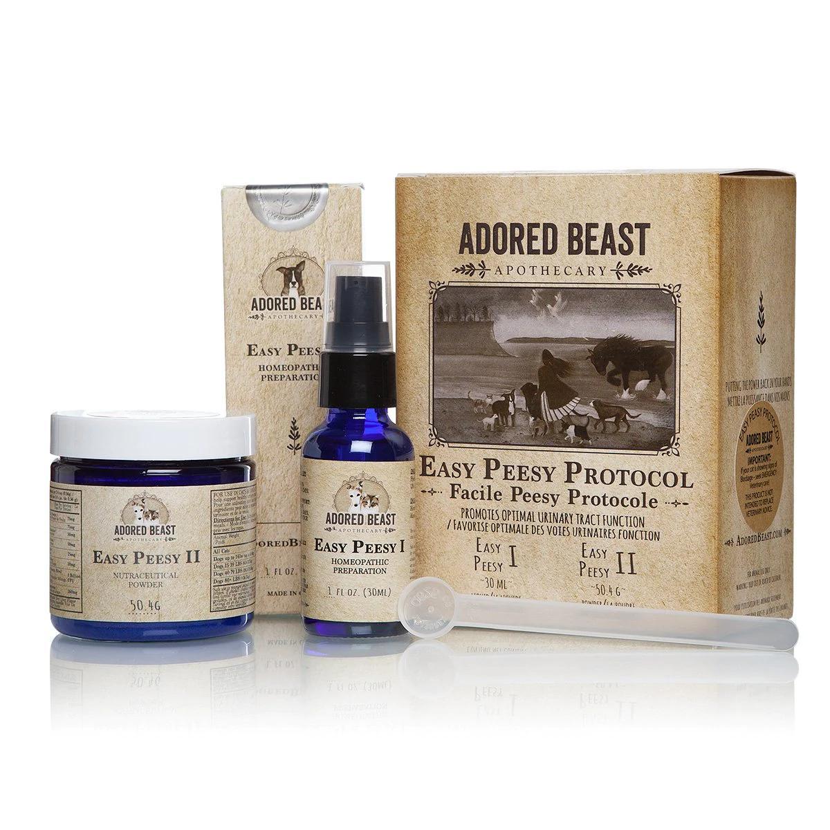 Adored Beast Apothecary Easy Peesy Protocol 2 Product Kit for Pets (CA)