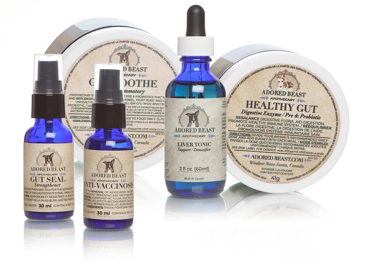 Adored Beast Apothecary Leaky Gut Protocol 5 Product Kit for Small Dogs (CA)