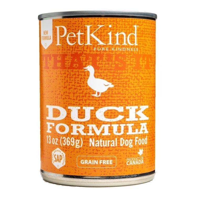 PetKind That's It Duck Grain-Free Wet Dog Food Can (CA), 369-gram