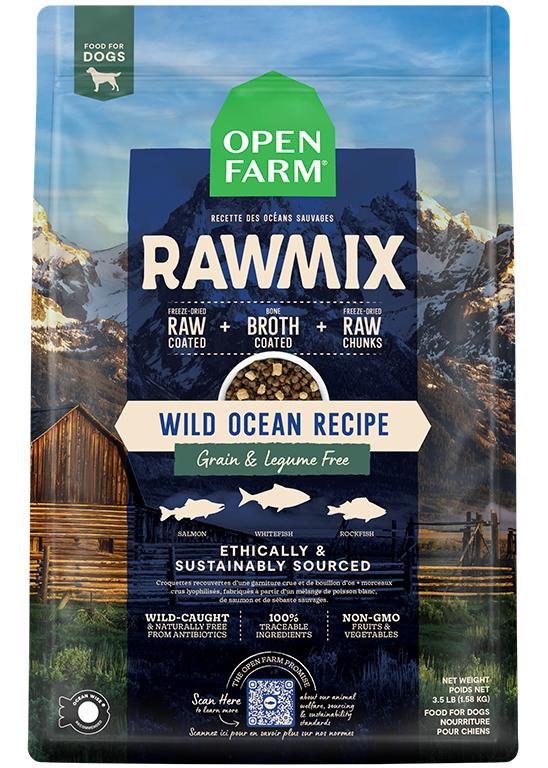 Open Farm RawMix Wild Ocean Recipe Grain-Free Dry Dog Food
