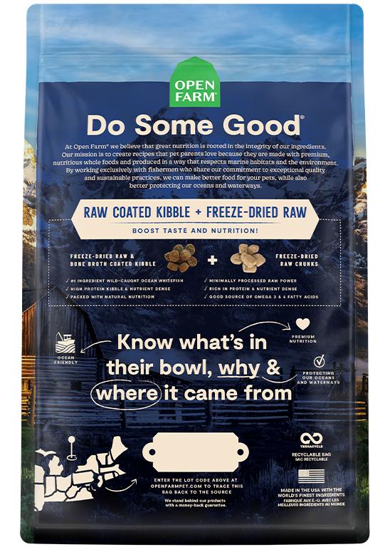 Open Farm RawMix Wild Ocean Recipe Grain-Free Dry Dog Food, 20-lb