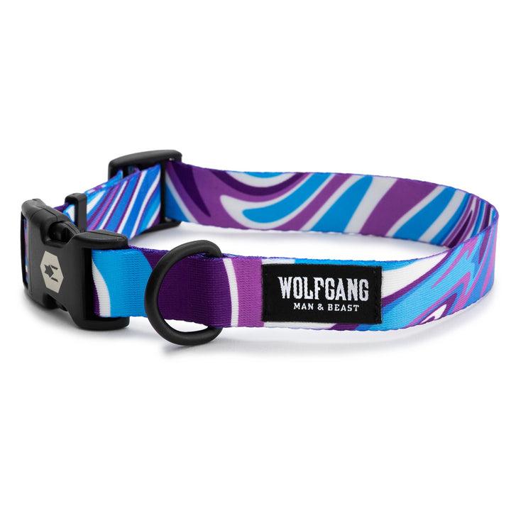 Wolfgang Dog Collar, MarbleWave, Small (5/8-in x 8-12-in)