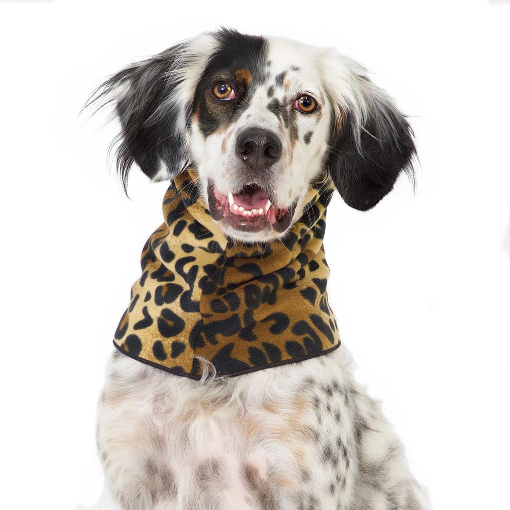 Goldpaw Dog Snood, Leopard, Large
