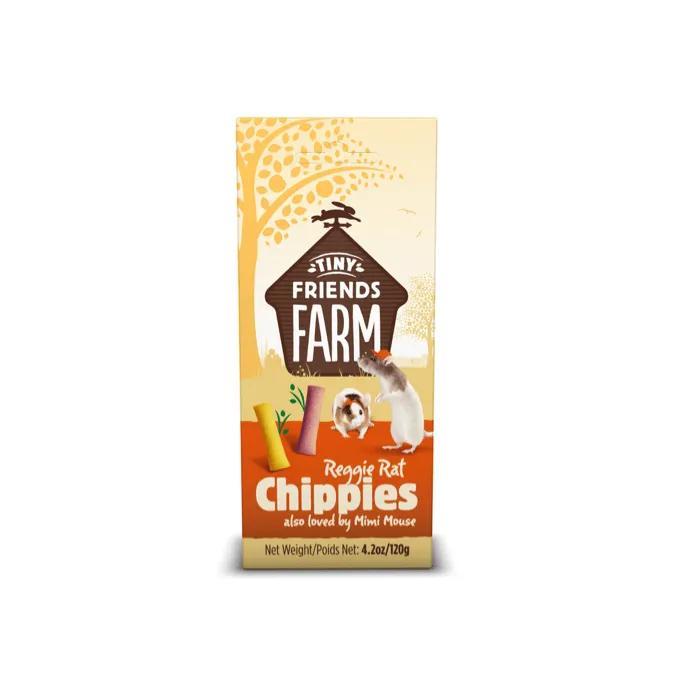 Supreme Petfoods Tiny Friends Farm Reggie Rat & Mimi Mouse Chippies Small Animal Treats
