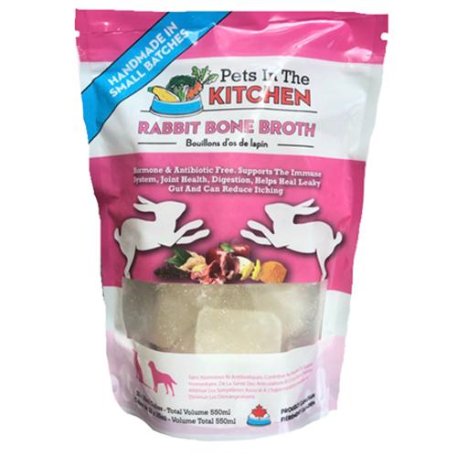 Big Country Raw Pets in the Kitchen Rabbit Bone Broth for Dogs & Cats, 22-count