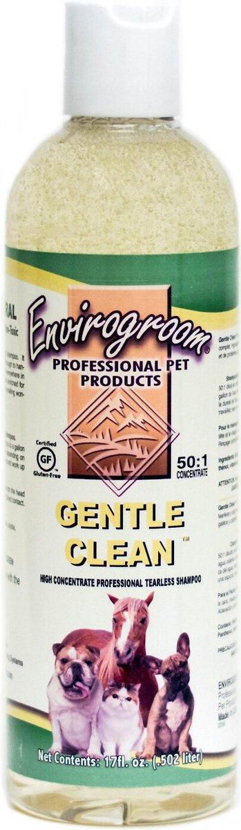 Envirogroom Gentle Clean High Concentrate Professional Tearless Pet Shampoo, 17-oz