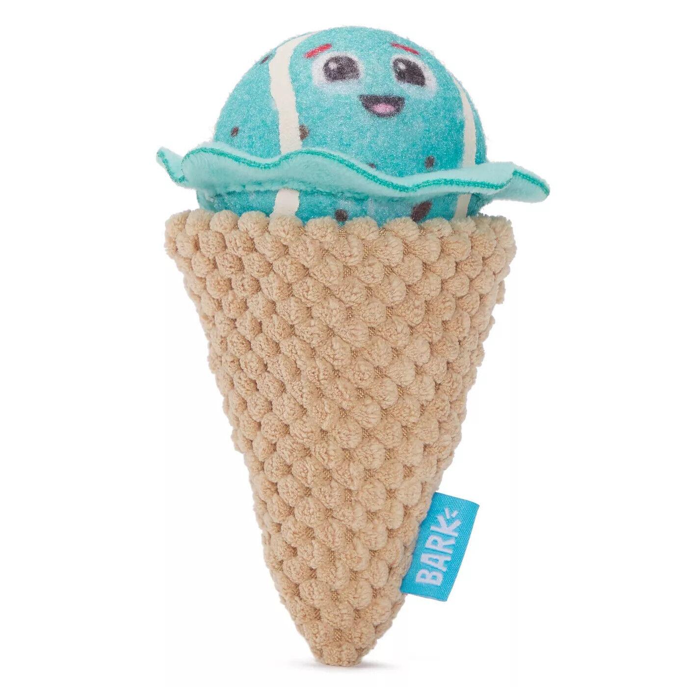 BarkShop Mint Chocolate Poop Scoop Ice Cream Cone Dog Toy