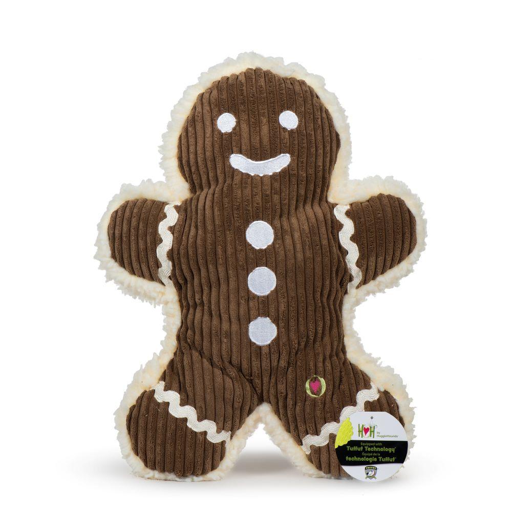 HuggleHounds HuggleFleece Gingeronimo Dog Toy, Senior