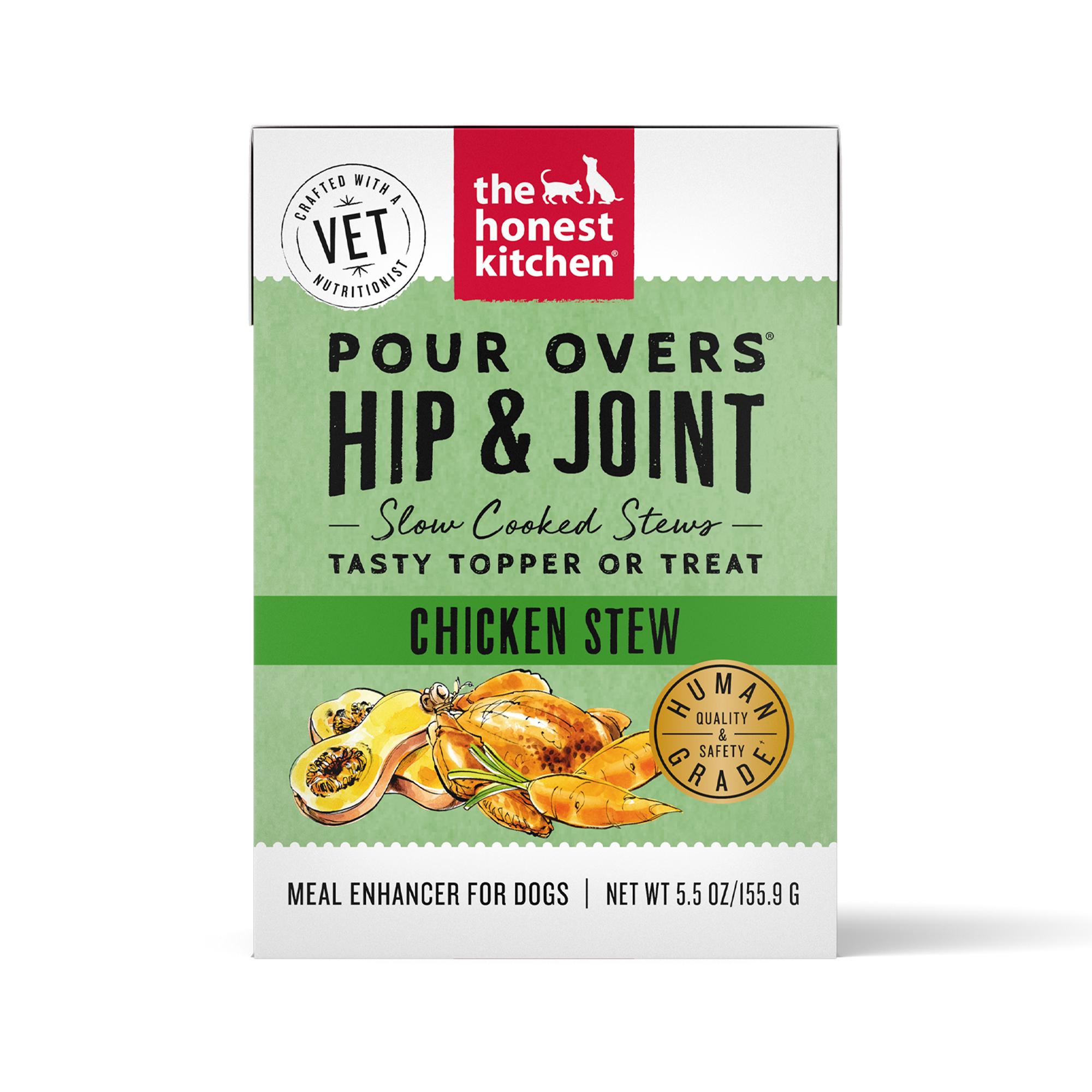The Honest Kitchen Functional Pour Overs Hip & Joint Chicken Stew Dog Food Topper, 5.5-oz