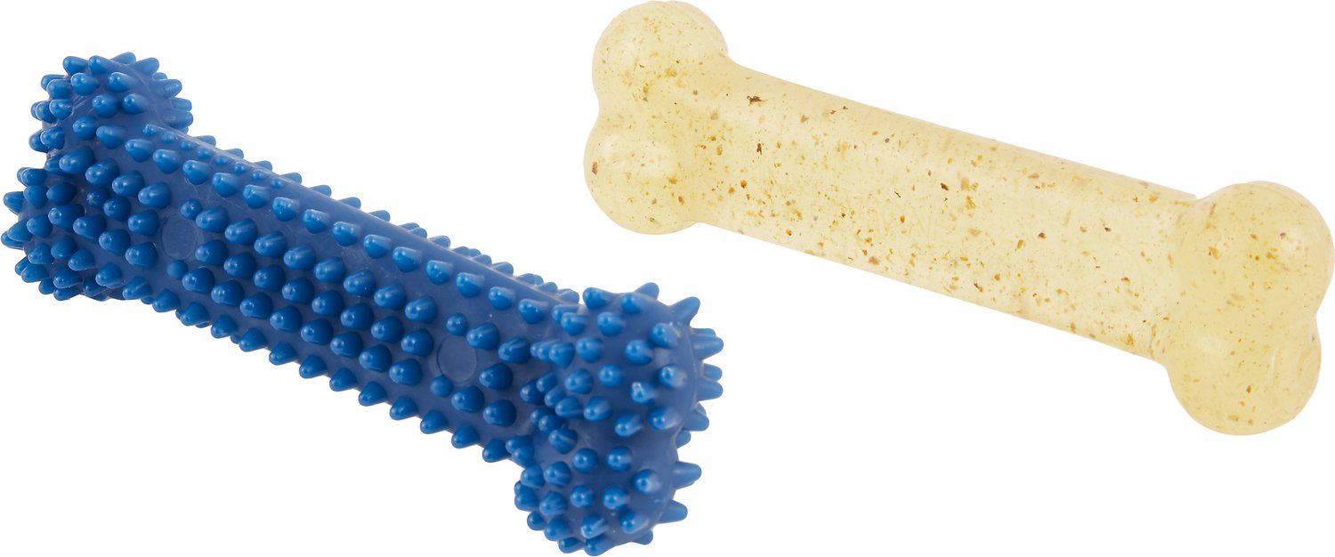 Nylabone Dental Chew & FlexiChew Twin Pack Bone Dog Toys