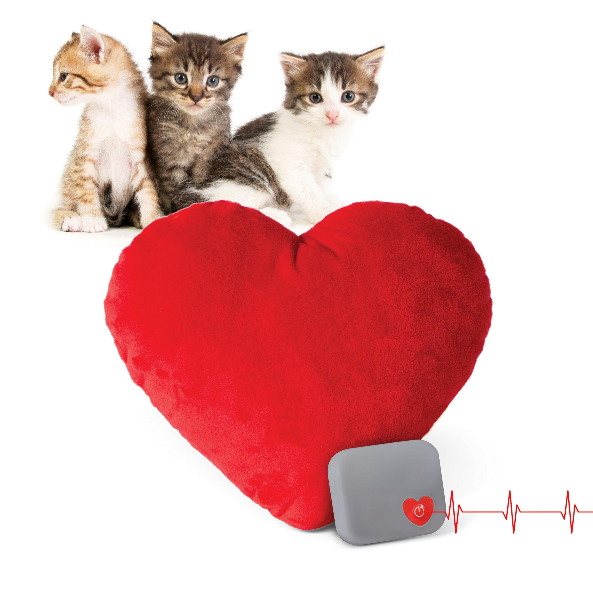 K&H Mother's Heartbeat Heart Pillow for Kittens, 6-in