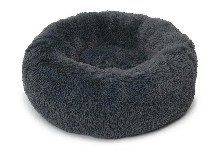 Catit Fluffy Cat Bed, Grey, 24-in x 24-in