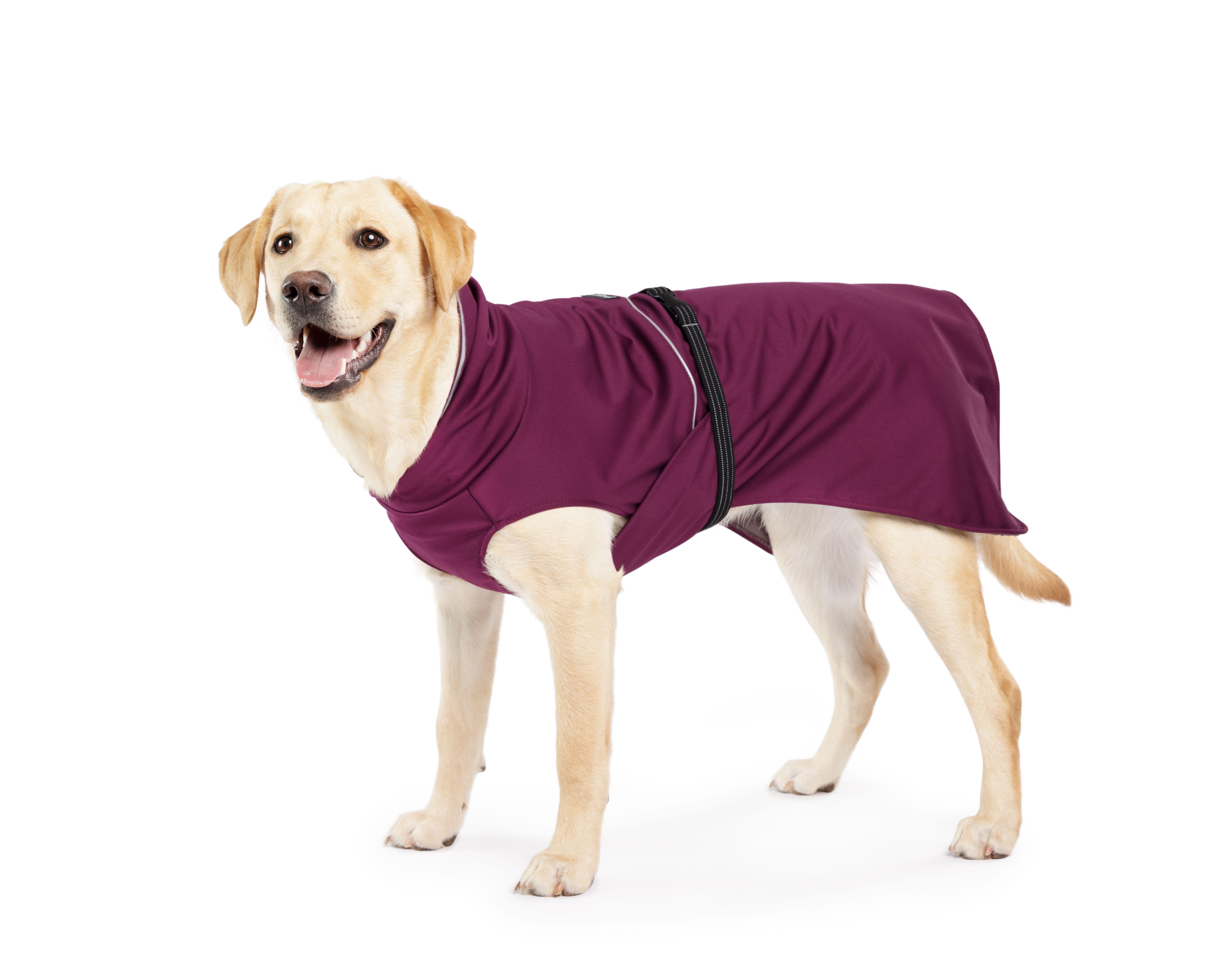 Goldpaw RainPaw II Dog Rain Jacket, Beetroot, 10